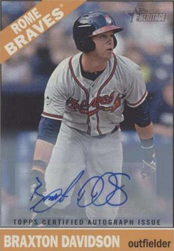 2015 Topps Heritage Minor League Edition - Braxton Davidson #ROA-84