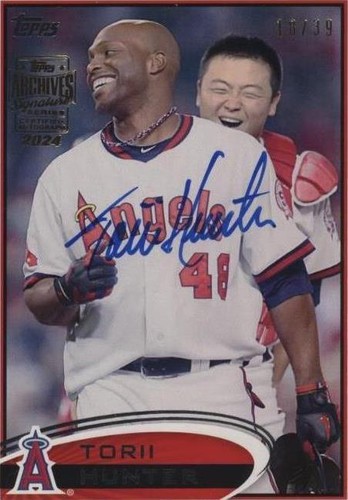 2024 Topps Archives Signature Series - Torii Hunter #12T-407