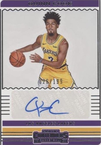2019-20 Panini Contenders - Quinn Cook #CA-QCK
