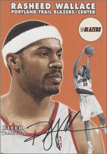 2000-01 Fleer Tradition - Rasheed Wallace #60