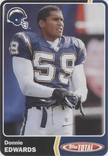 2003 Topps Total Donnie Edwards #219
