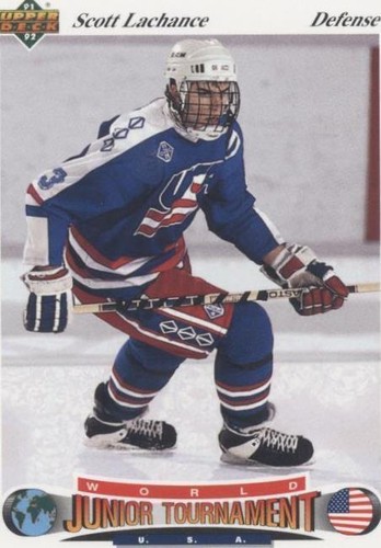 1991-92 Upper Deck Czech World Junior Tournament - Scott Lachance #79