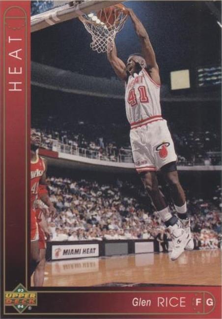 1993-94 Upper Deck - Glen Rice #154