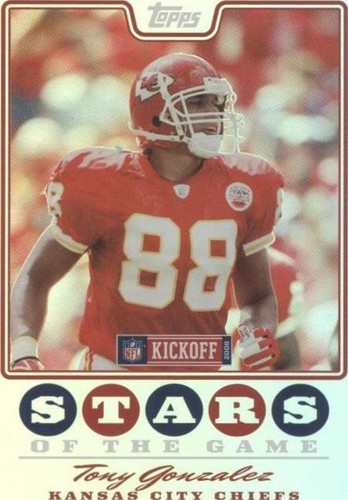 2008 Topps Kickoff Tony Gonzalez #SG-TG