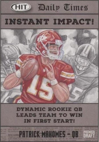 2018 Sage Hit Patrick Mahomes II #59
