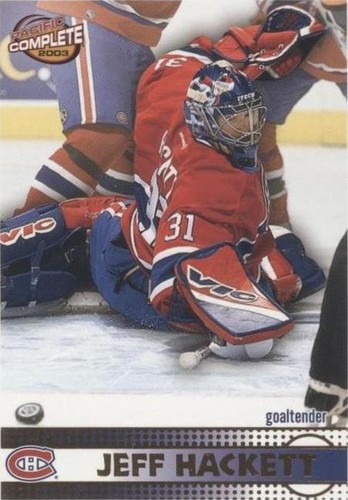 2002-03 Pacific Complete - Jeff Hackett #153