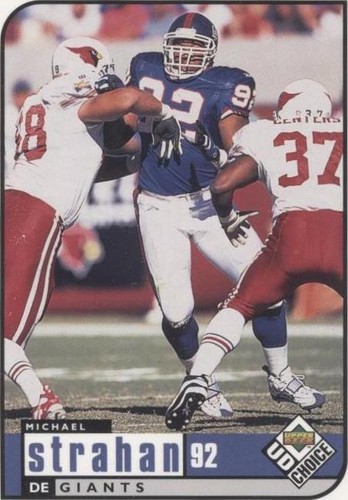1998 Upper Deck UD Choice Michael Strahan #118