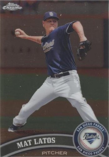 2011 Topps Chrome - Mat Latos #81