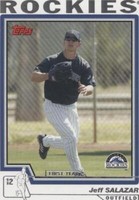 2004 Topps Traded and Rookies - Jeff Salazar #T186