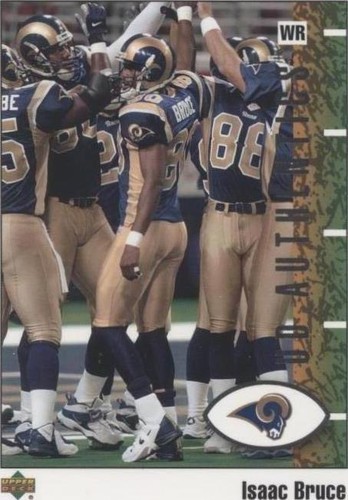 2002 UD Authentics Isaac Bruce #80