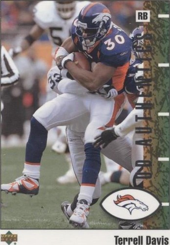 2002 UD Authentics Terrell Davis #25