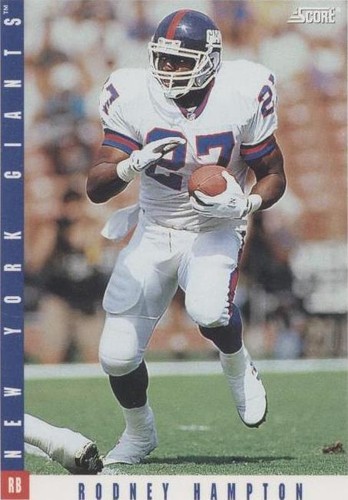 1993 Score Rodney Hampton #5