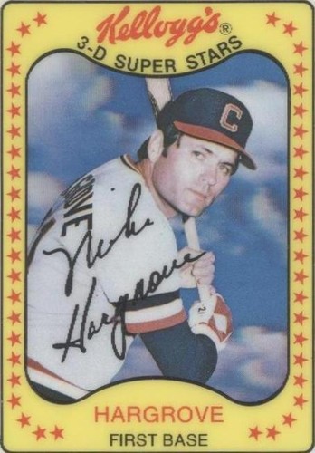 1981 Kellogg's 3-D Super Stars - Mike Hargrove #66