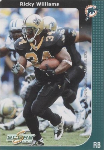 2002 Score Ricky Williams #142