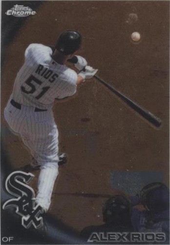 2010 Topps Chrome - Alex Rios #90