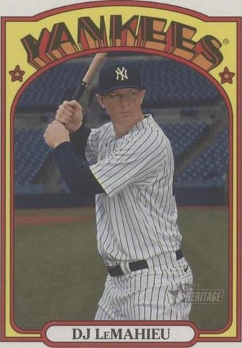 2021 Topps Heritage D.J. Lemahieu #336