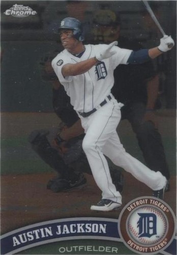 2011 Topps Chrome - Austin Jackson #28