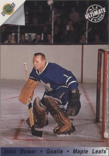 1991-92 Ultimate Original Six - Johnny Bower #80
