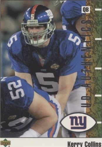2002 UD Authentics Kerry Collins #57