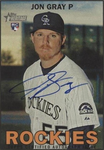 2016 Topps Heritage - Jon Gray #ROA-JG