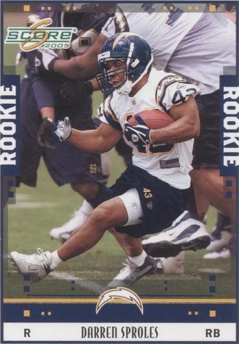 2005 Score Darren Sproles #384