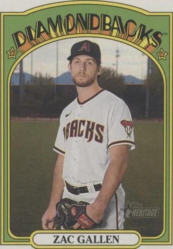 2021 Topps Heritage - Zac Gallen #484