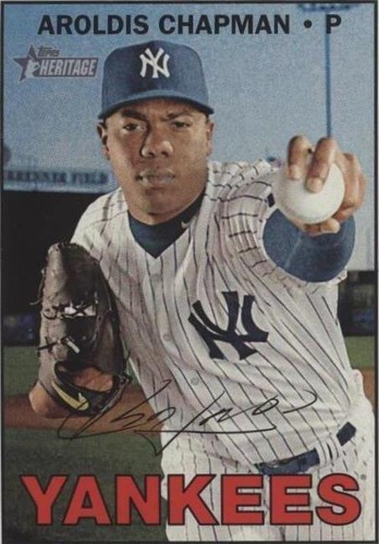 2016 Topps Heritage High Number - Aroldis Chapman #718