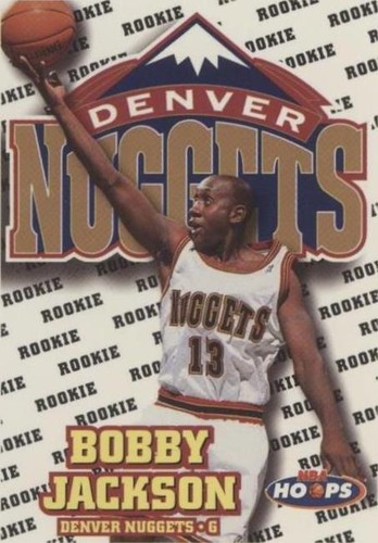 Bobby Jackson NBA Hoops 97-98 #195 Rookie Card Denver