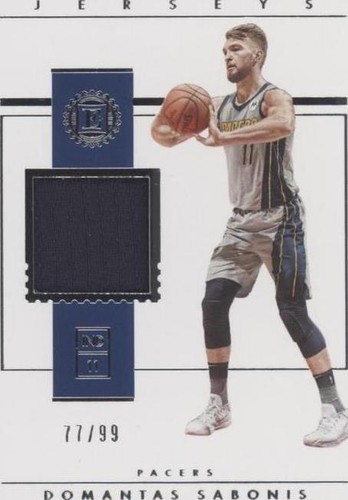 2018-19 Panini Encased - Domantas Sabonis #J-DSB