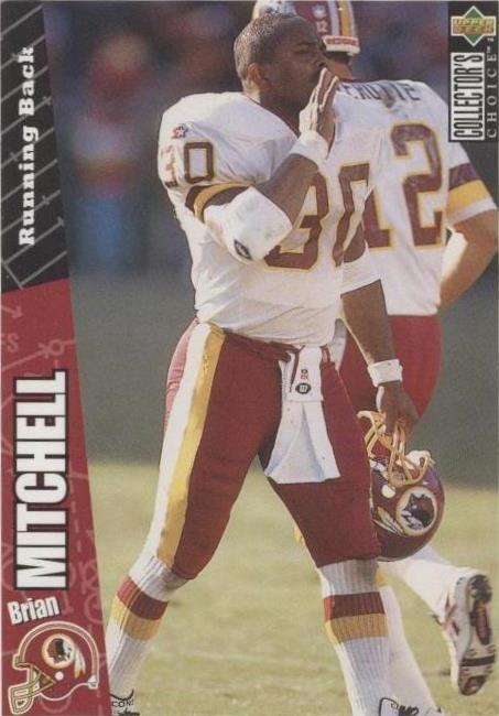1996 Upper Deck Collector's Choice Brian Mitchell #227