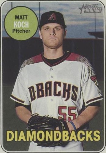 2018 Topps Heritage High Number - Matt Koch #615