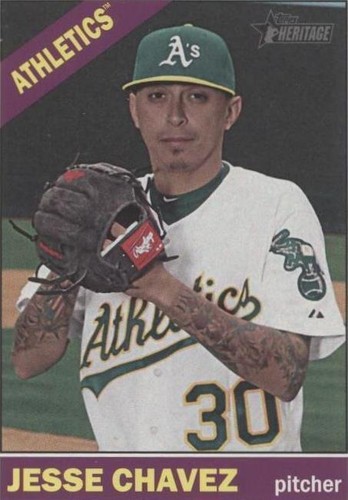 2015 Topps Heritage High Number - Jesse Chavez #505