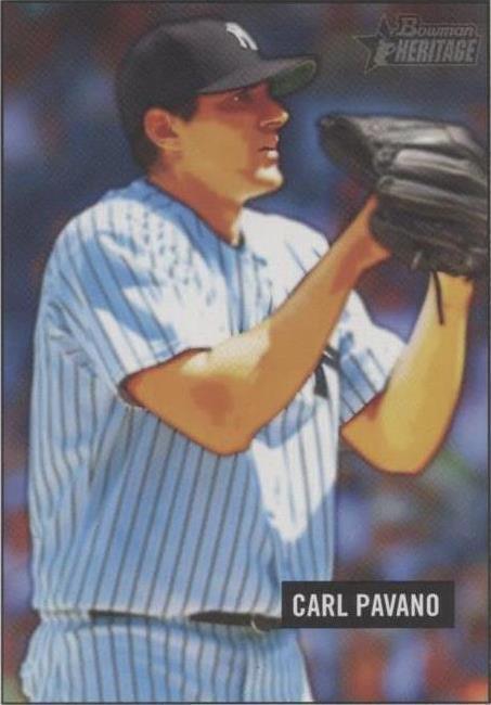 2005 Bowman Heritage - Carl Pavano #110