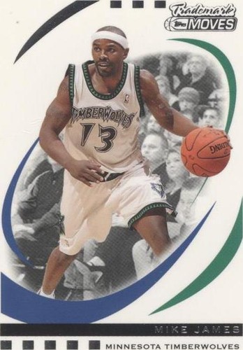 2006-07 Topps Trademark Moves - Mike James #45