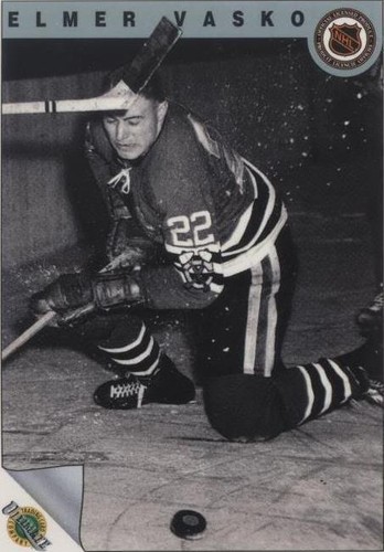1991-92 Ultimate Original Six - Elmer Vasko #64