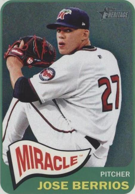 Topps Heritage 2014 edición de ligas menores - José Berríos #88