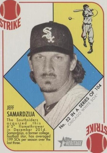 2015 Topps Heritage '51 - Jeff Samardzija #52