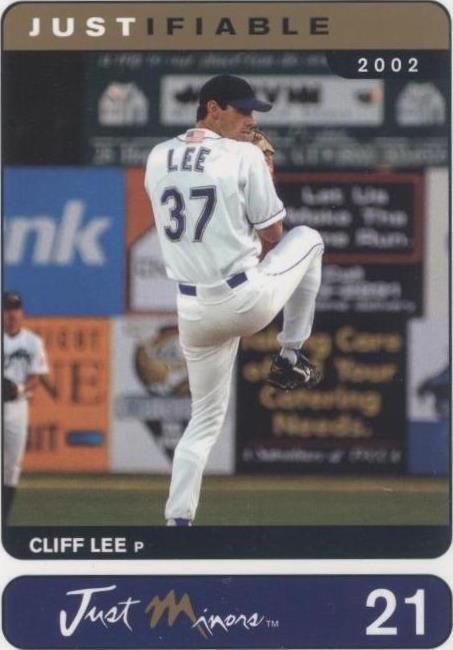2002 Just Minors Justifiable - Cliff Lee #21