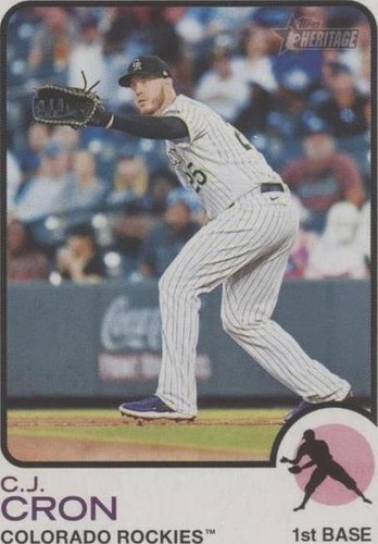 2022 Topps Heritage - C.J. Cron #138