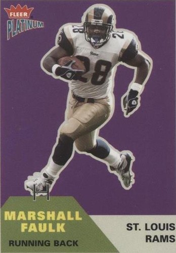 2002 Fleer Platinum Marshall Faulk #131