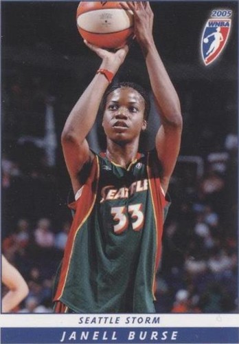 2005 Rittenhouse WNBA - Janell Burse #92