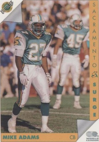 1992 Ultimate World League of American Football Michael Adams #133