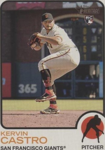 2022 Topps Heritage - Kervin Castro #469