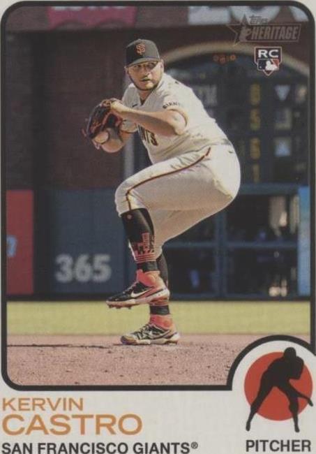 2022 Topps Heritage - Kervin Castro #469