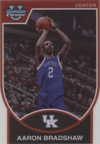 2023-24 Bowman University Chrome - Aaron Bradshaw #07B-2
