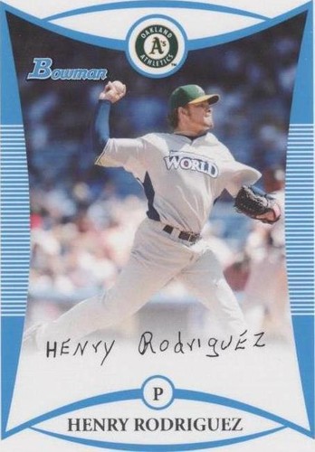 2008 Bowman Draft Picks & Prospects - Henry Rodriguez #BDPP76
