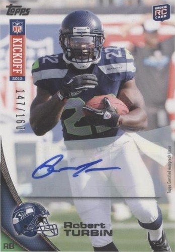 2012 Topps Kickoff Robert Turbin #41