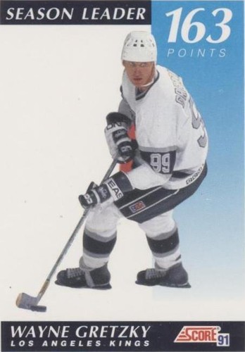 1991-92 Score American - Wayne Gretzky #406