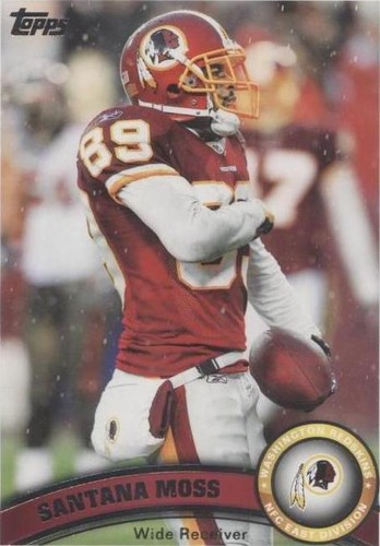 2011 Topps Santana Moss #287