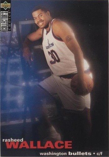 1995-96 Upper Deck Collector's Choice International French II - Rasheed Wallace #109